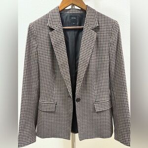 Calliope Houndstooth Blazer Size M Classic Tailored Jacket